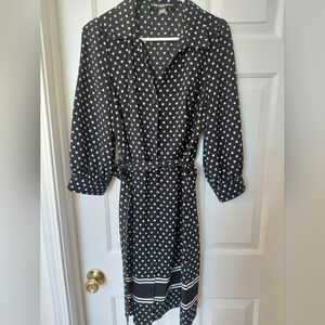 Karl Lagerfeld B/W Heart Pattern Dress